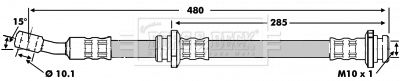 BORG & BECK Тормозной шланг BBH6820